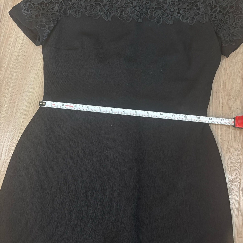 Karl Lagerfeld Black Floral Midi Dress - Picture 7 of 11